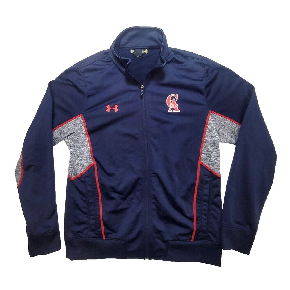 Los Angeles Angels of‎ Aneheim Under Armour Mens Track Jacket M Blue Loose Fit